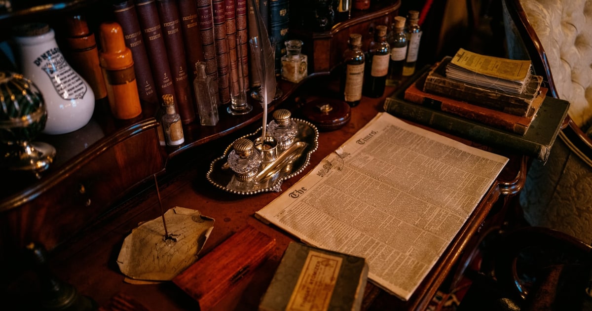 An author reviewing a translated manuscript with bilingual notes and book pages